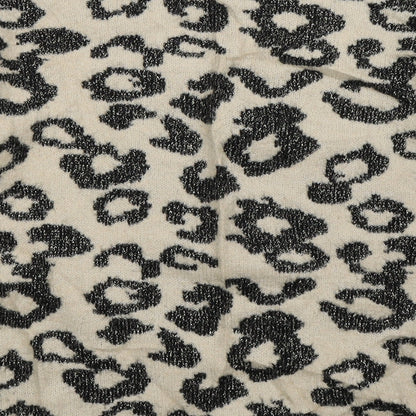 Per Una Womens Beige Animal Print Knit Pullover Jumper Size S  - Oversized