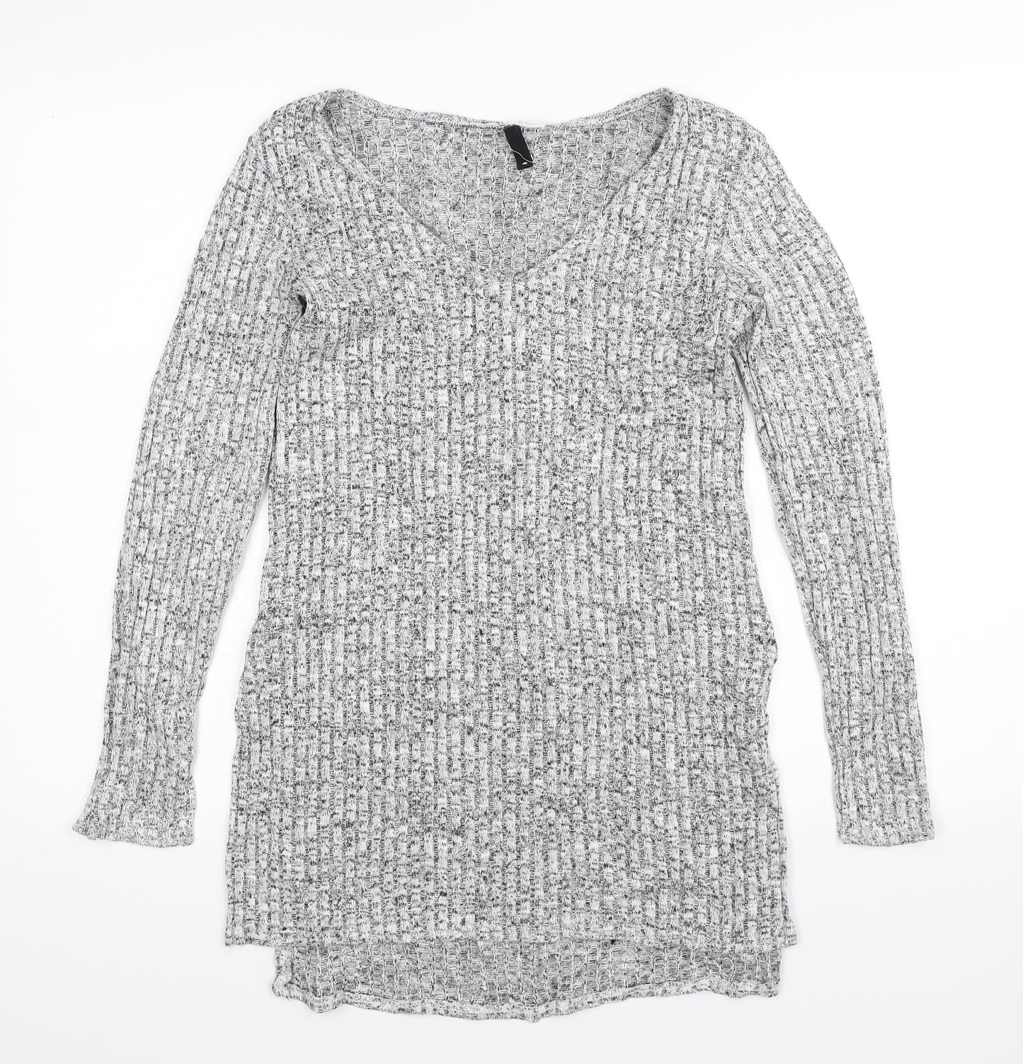 Divided Womens Grey  Knit Pullover Jumper Size S
