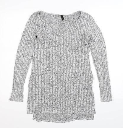 Divided Womens Grey  Knit Pullover Jumper Size S