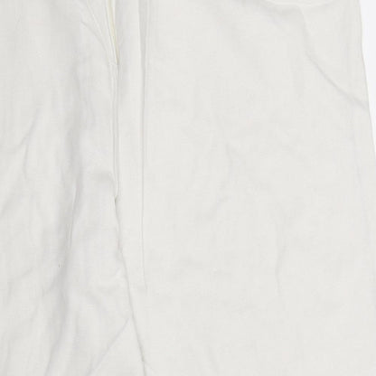 Preworn Womens White   Trousers  Size 34 in L29 in