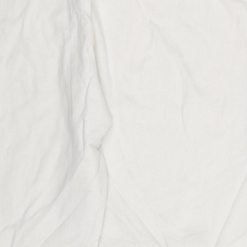 Preworn Womens White   Trousers  Size 34 in L29 in