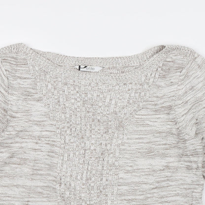 BHS Womens Ivory  Knit Pullover Jumper Size 12