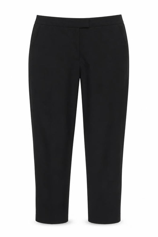 Womens UK Size 12 F&F Regular Fit Dress Pants Black Trousers