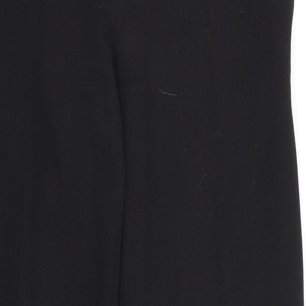 Womens UK Size 10 Atmosphere Regular Fit Dress Pants Black Trousers
