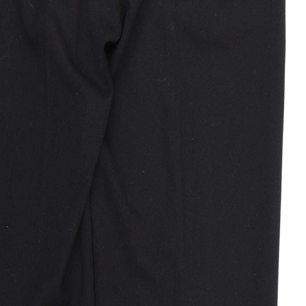 Womens UK Size 10 Atmosphere Regular Fit Dress Pants Black Trousers