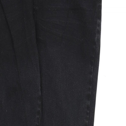 Denim 24/7 Womens Black  Denim Skinny Jeans Size 10 L29 in