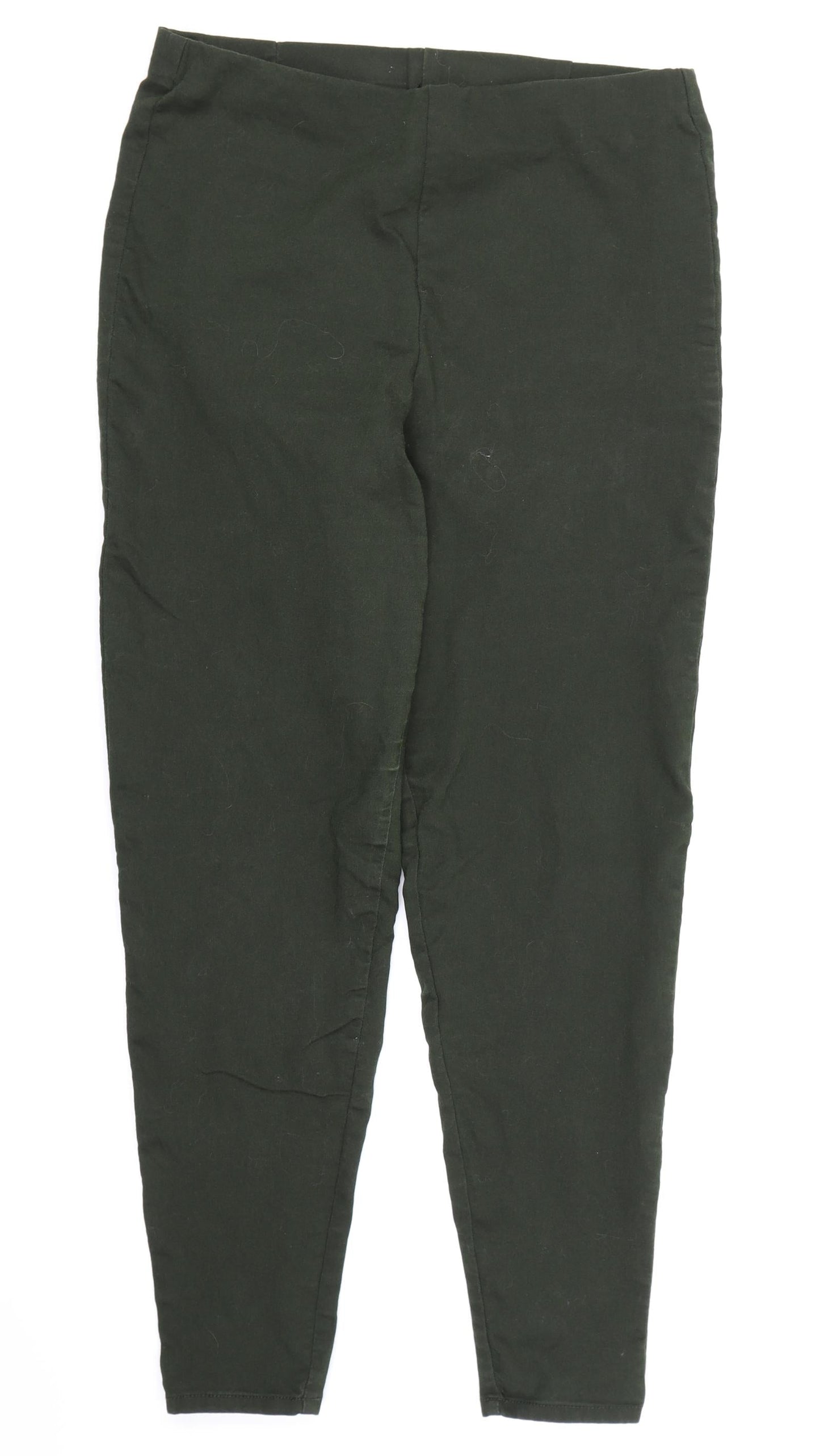 George Womens Green  Denim Jegging Jeans Size 12 L26 in