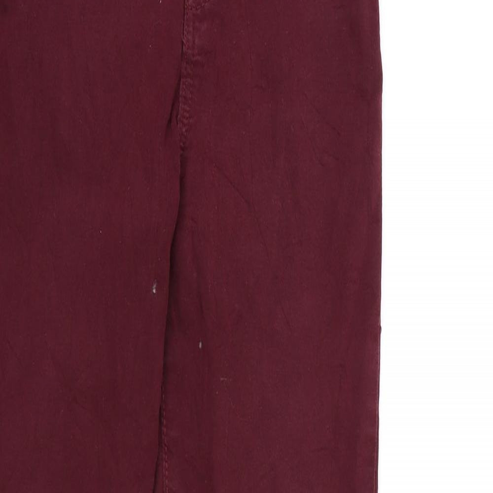 Bershka Womens Purple  Denim Skinny Jeans Size 4 L28 in