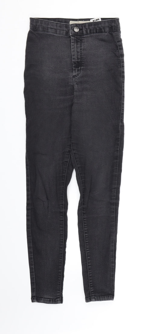 Topshop Womens Black  Denim Skinny Jeans  L30 in