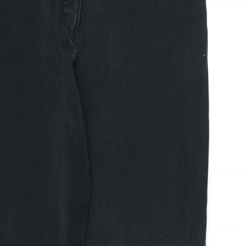 Olsen Womens Black  Denim Straight Jeans  L31 in