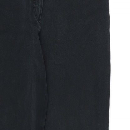 Olsen Womens Black  Denim Straight Jeans  L31 in