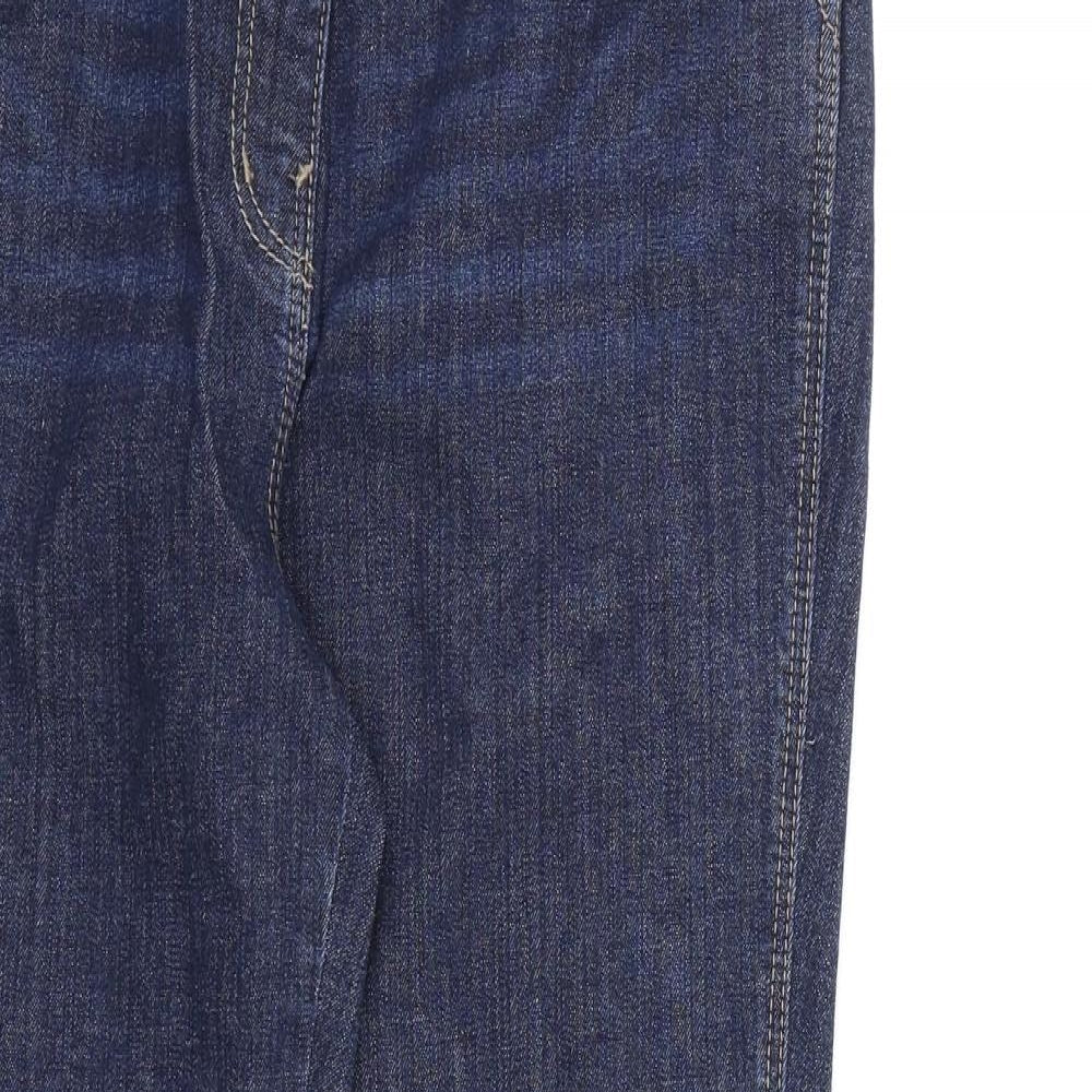 George Womens Blue  Denim Straight Jeans Size 10 L24 in