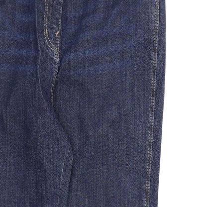 George Womens Blue  Denim Straight Jeans Size 10 L24 in