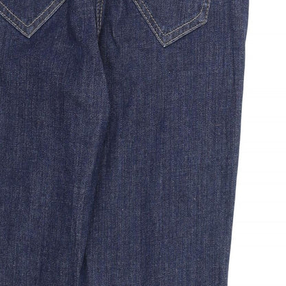 George Womens Blue  Denim Straight Jeans Size 10 L24 in