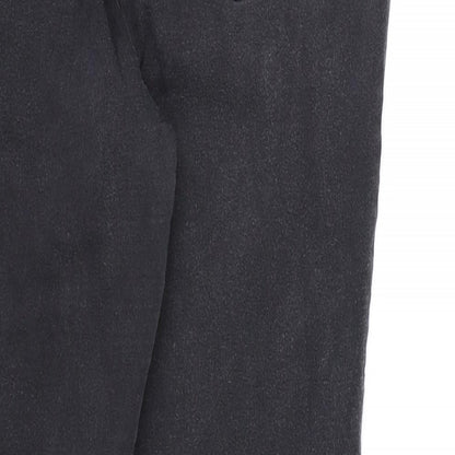 Womens UK Size 14 Papaya Regular Fit Skinny Black Jeans