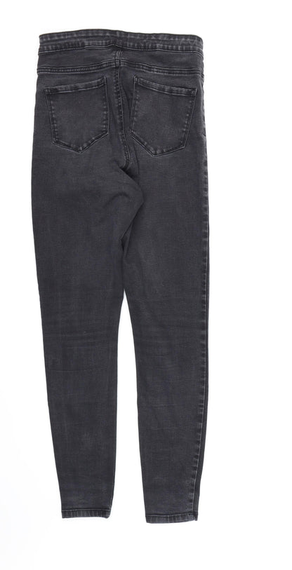 Denim CO. Womens Black  Denim Skinny Jeans Size 14 L28 in