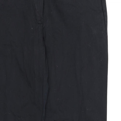 Womens UK Size 12 Marks and Spencer Regular Fit Dress Pants Black Trousers