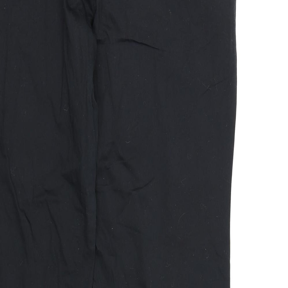 Womens UK Size 12 Marks and Spencer Regular Fit Dress Pants Black Trousers