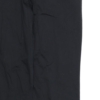 Womens UK Size 12 Marks and Spencer Regular Fit Dress Pants Black Trousers