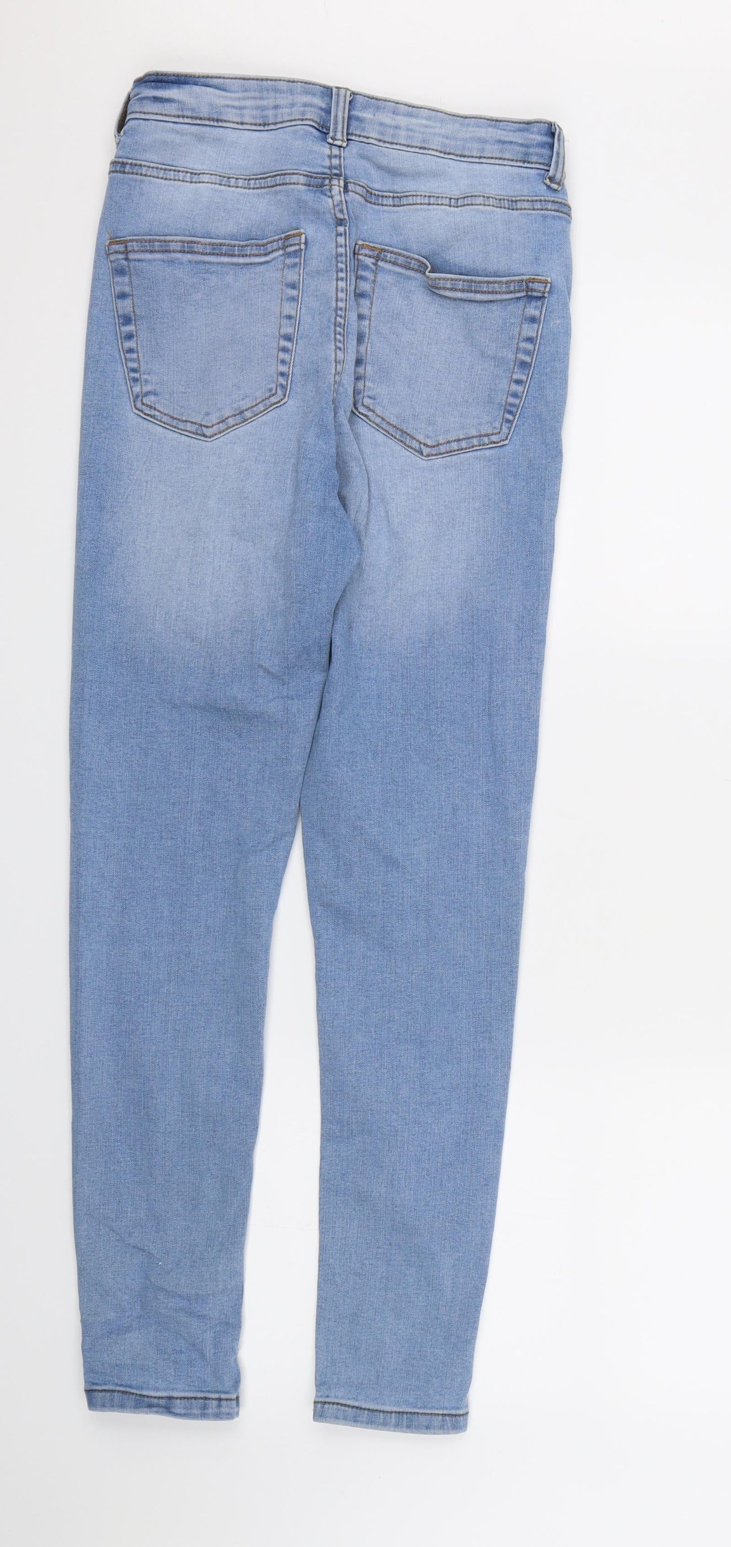 Denim CO. Womens Blue  Denim Skinny Jeans Size 10 L27 in