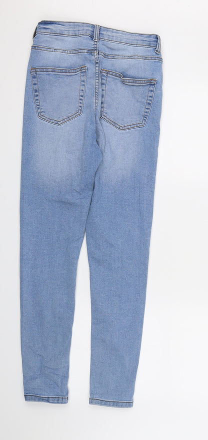 Denim CO. Womens Blue  Denim Skinny Jeans Size 10 L27 in