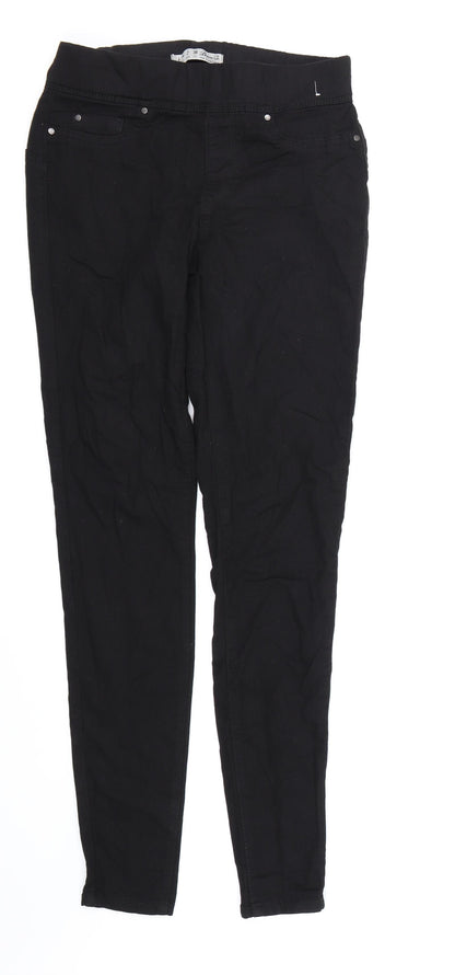 Denim CO. Womens Black  Denim Jegging Jeans Size 6 L29 in