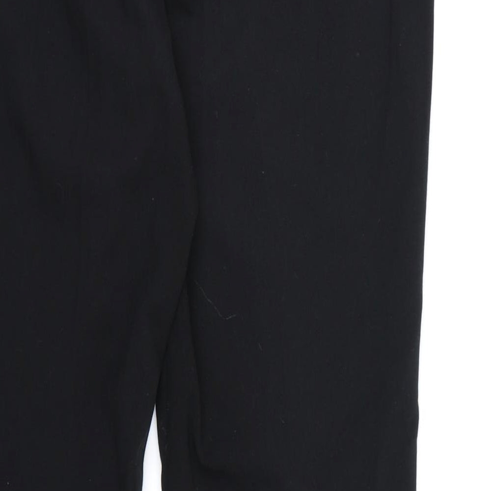 Womens UK Size 10 Marks and Spencer Regular Fit Dress Pants Black Trousers