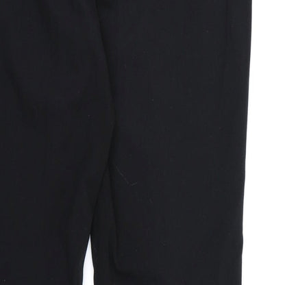 Womens UK Size 10 Marks and Spencer Regular Fit Dress Pants Black Trousers