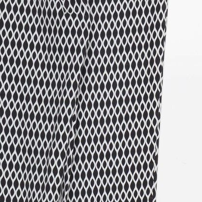 Womens UK Size 10 H&M Regular Fit  Black Trousers