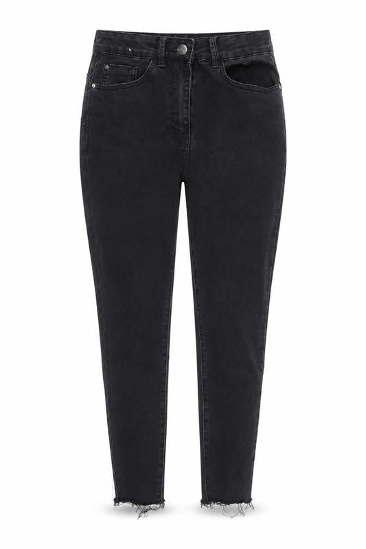 Womens UK Size 10 Nutmeg Regular Fit Skinny Black Jeans