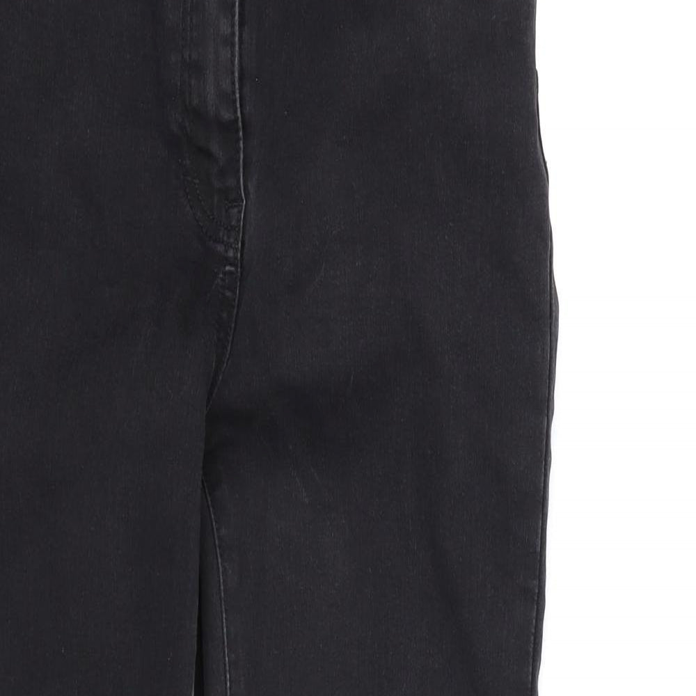 Nutmeg Womens Black  Denim Skinny Jeans Size 10 L24 in