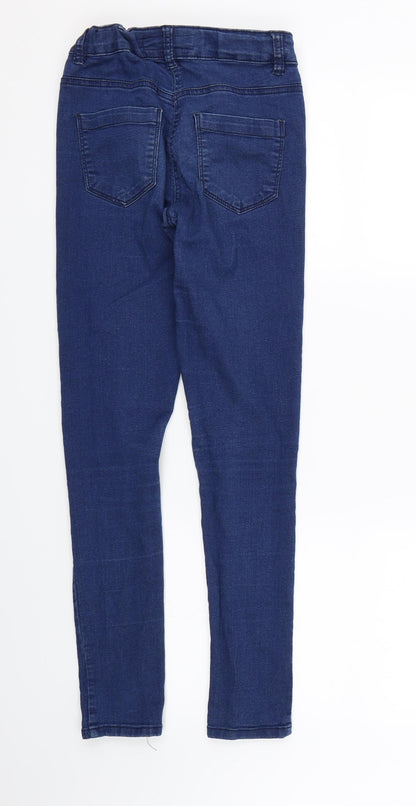 Matalan Girls Blue  Denim Skinny Jeans Size 12 Years