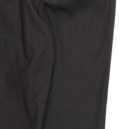 Womens UK Size 12 NEXT Regular Fit Dress Pants Black Trousers