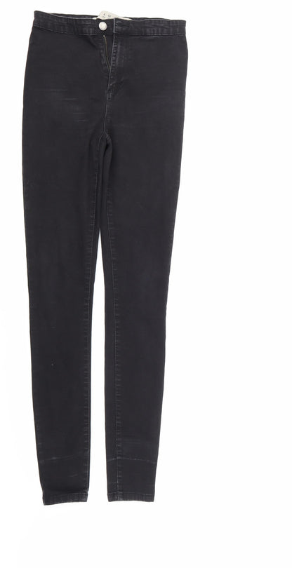 Denim & Co. Womens Black  Denim Skinny Jeans Size 10 L29 in