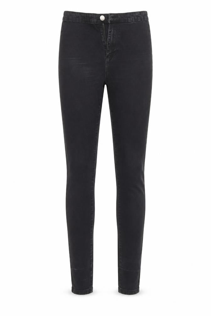 Womens UK Size 10 Denim & Co. Slim Fit Skinny Black Jeans