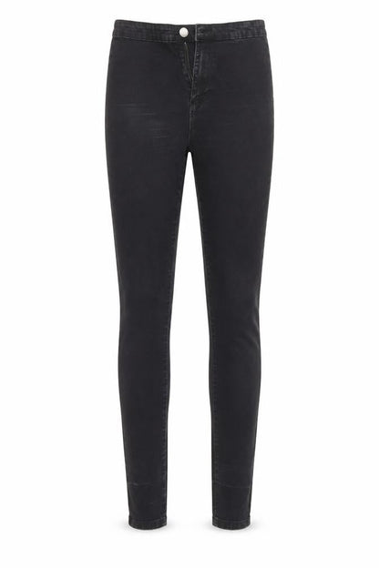 Womens UK Size 10 Denim & Co. Slim Fit Skinny Black Jeans