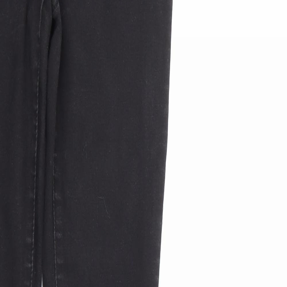 Denim & Co. Womens Black  Denim Skinny Jeans Size 10 L29 in