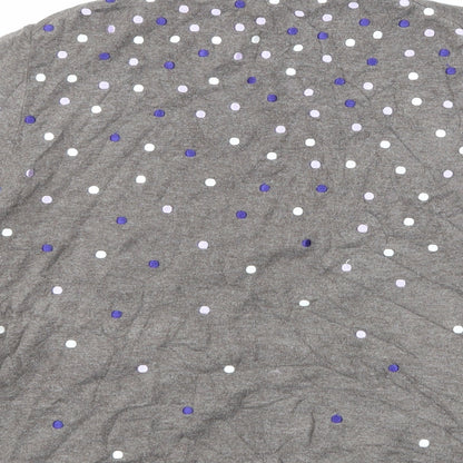 Country Casuals Womens Brown Polka Dot Pullover Jumper Size L