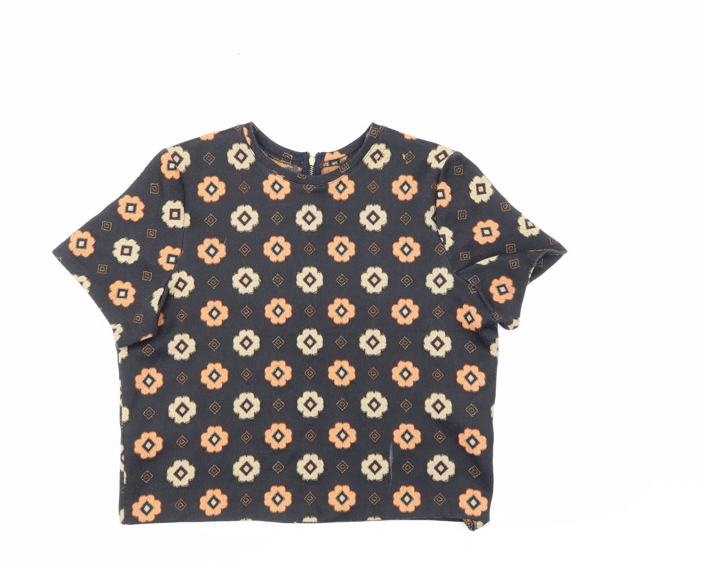 Miss Selfridge Womens Multicoloured Polka Dot  Basic Blouse Size 14