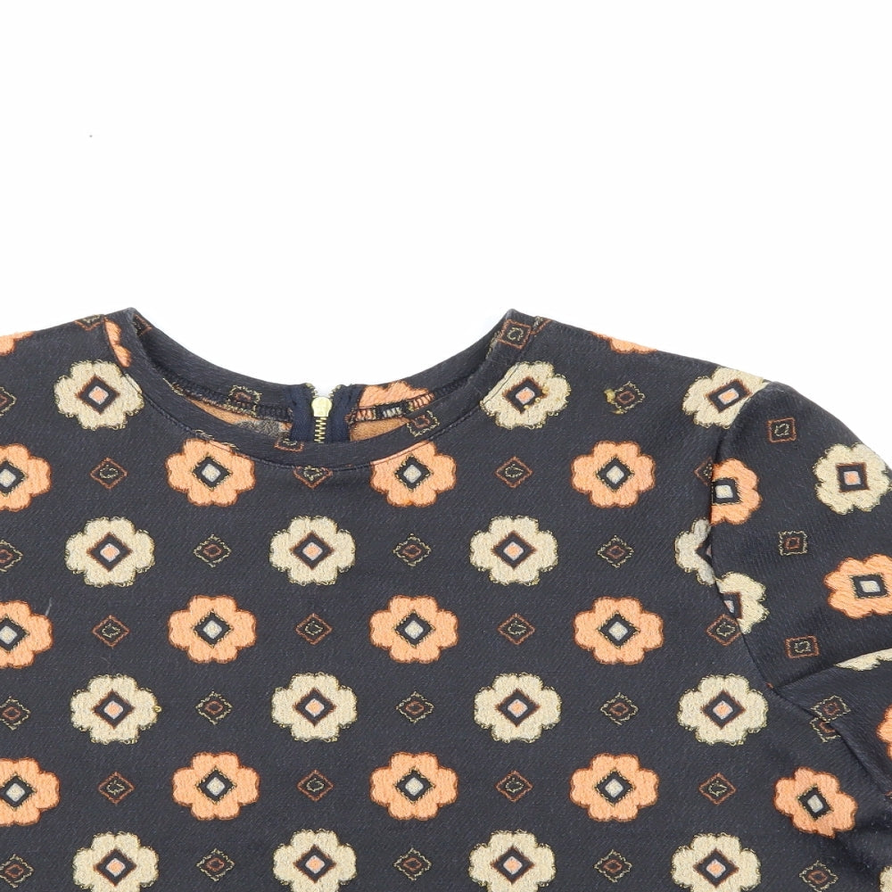 Miss Selfridge Womens Multicoloured Polka Dot  Basic Blouse Size 14