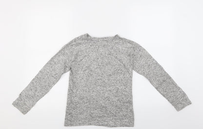 Primark Girls Grey   Pullover Jumper Size 10-11 Years