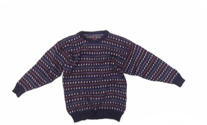 Preworn Mens Multicoloured Striped  Pullover Jumper