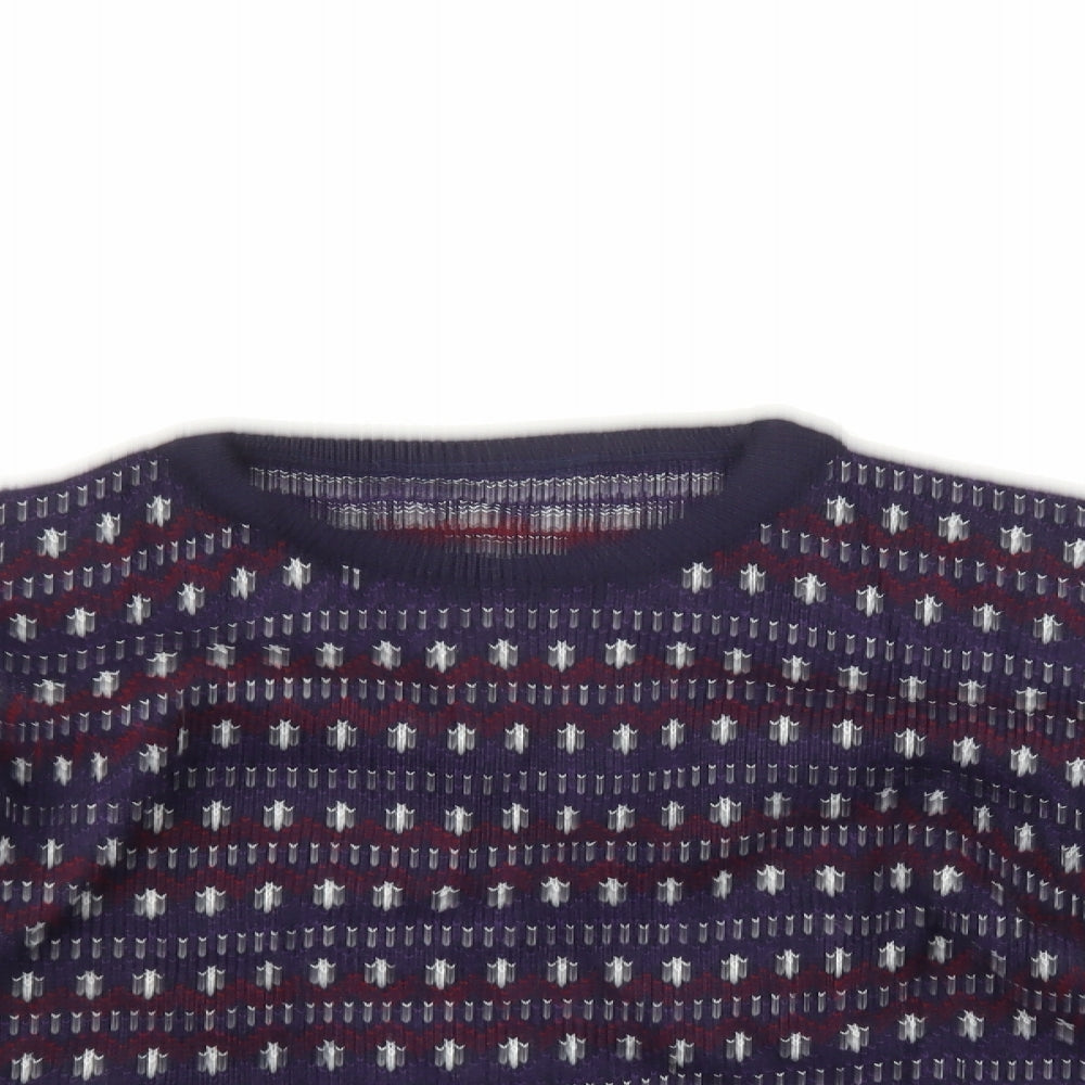 Preworn Mens Multicoloured Striped  Pullover Jumper