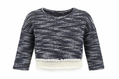 Atmosphere Womens Multicoloured Striped  Pullover Jumper Size 12  - cropped