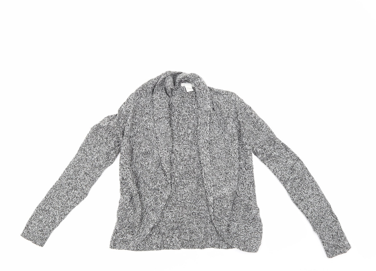 H&M Womens Grey   Cardigan Jumper Size M