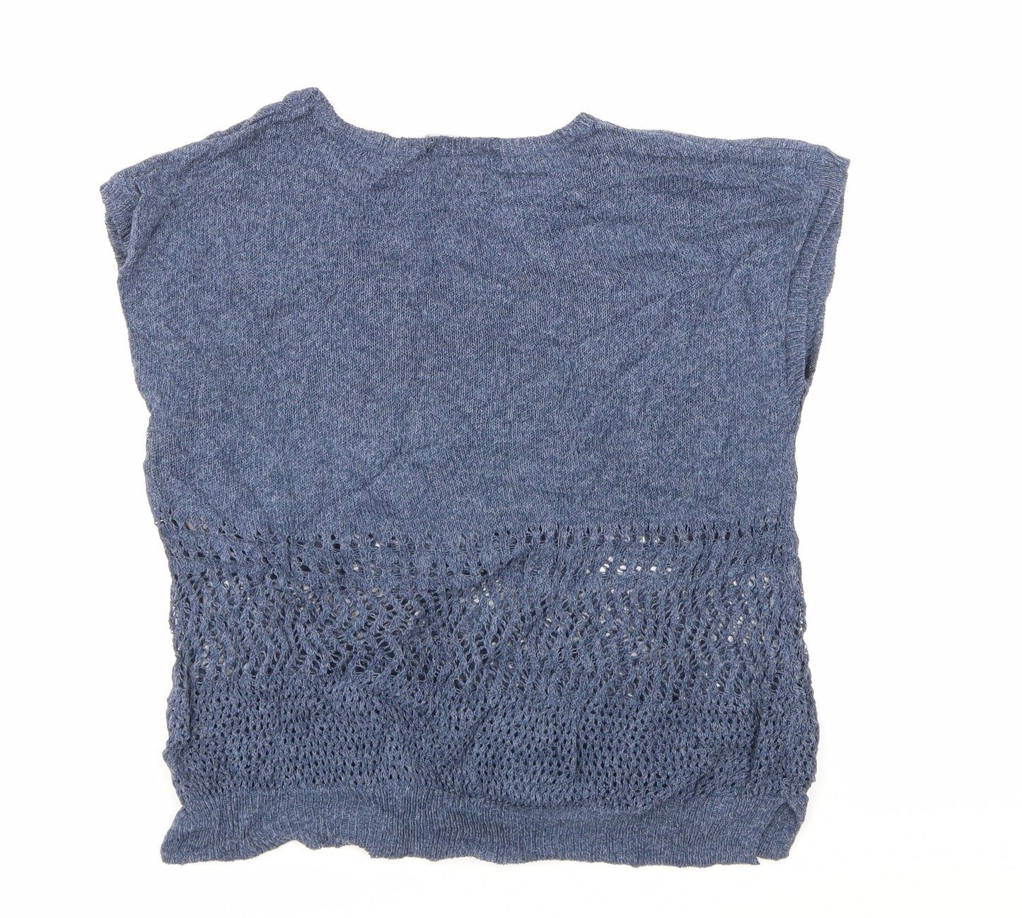 Womens UK Size  M&S Blue Basic Tank