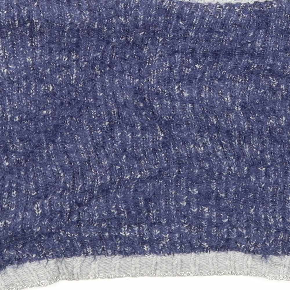 United Colors of Benetton Girls Blue   Pullover Jumper Size 7-8 Years  - Love heart