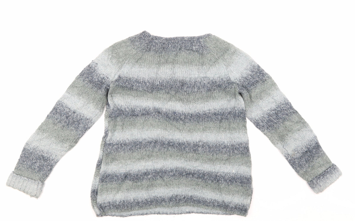 Faithful & True Womens Multicoloured Striped  Pullover Jumper Size 10