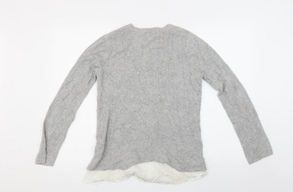 Topshop Womens Grey   Pullover Jumper Size 10