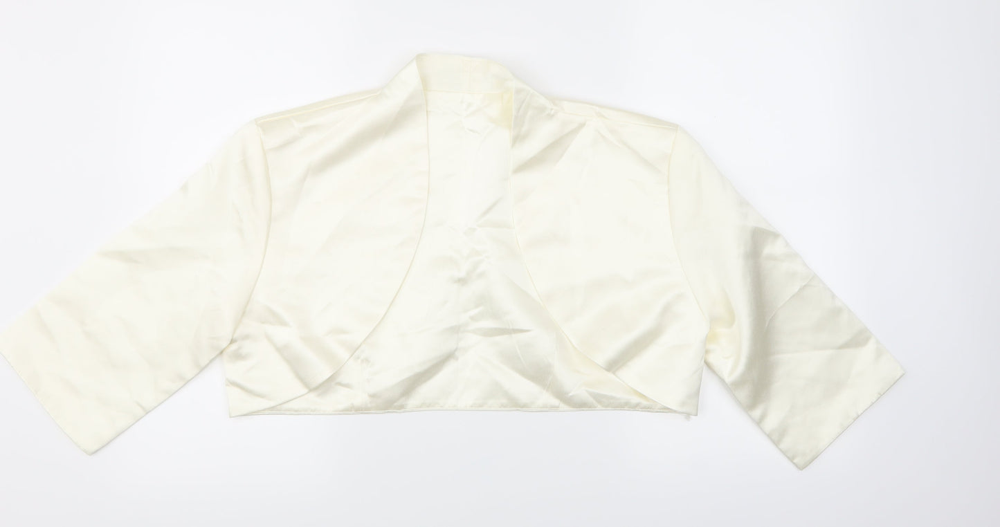 Womens UK Size  Preworn Regular White Suit Jacket